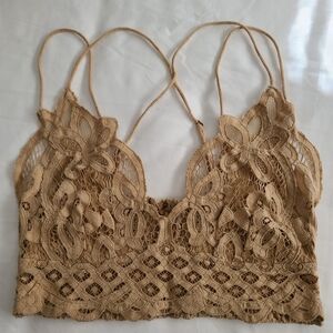 Lace Bralette with Spaghetti Straps